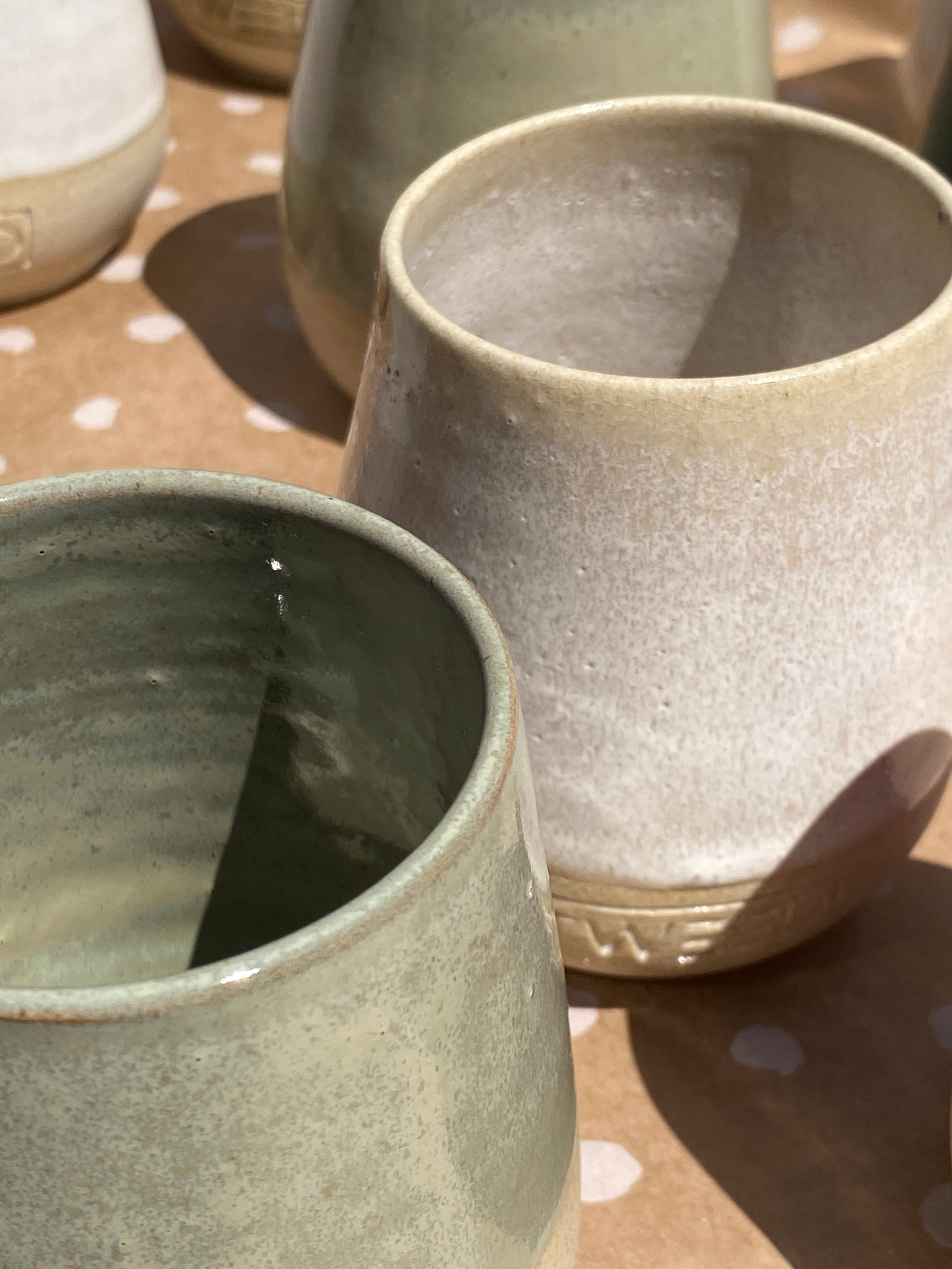Estudio Obata Limited Edition Handthrown Tweed Ceramic Mugs