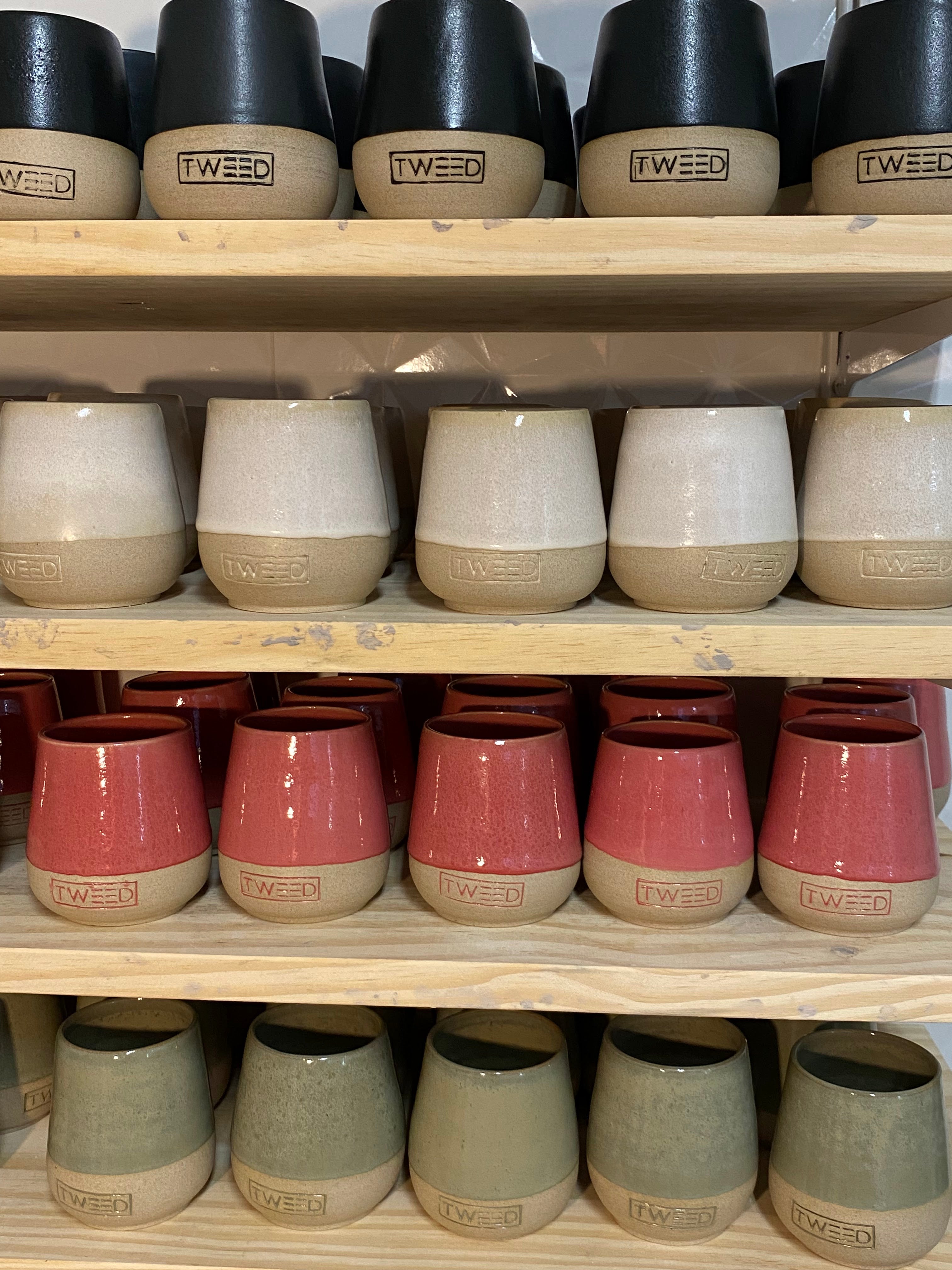 Estudio Obata Limited Edition Handthrown Tweed Ceramic Mugs